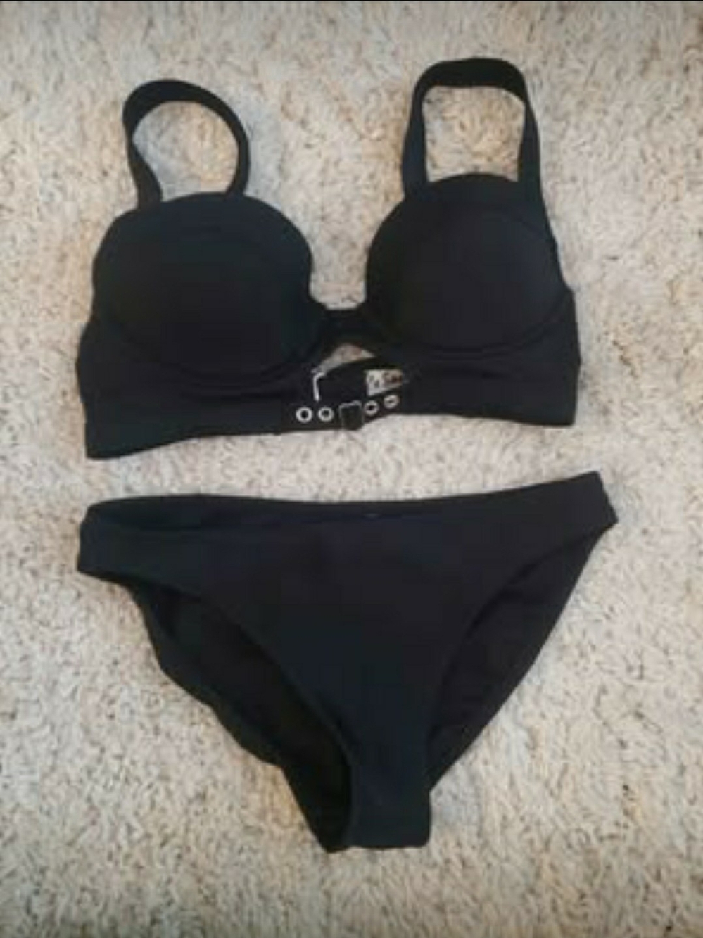 La SENZA Black Underwire Bikini Set